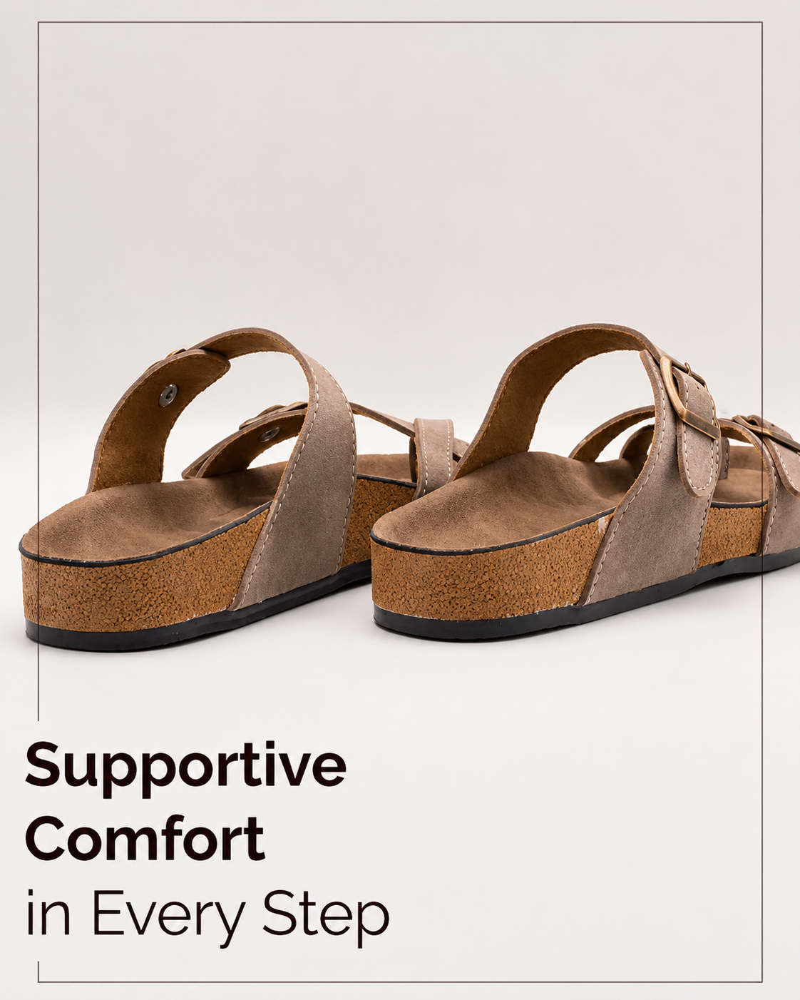 Chirpy Lillesol Women's Faux Suede Toe Post Sandals