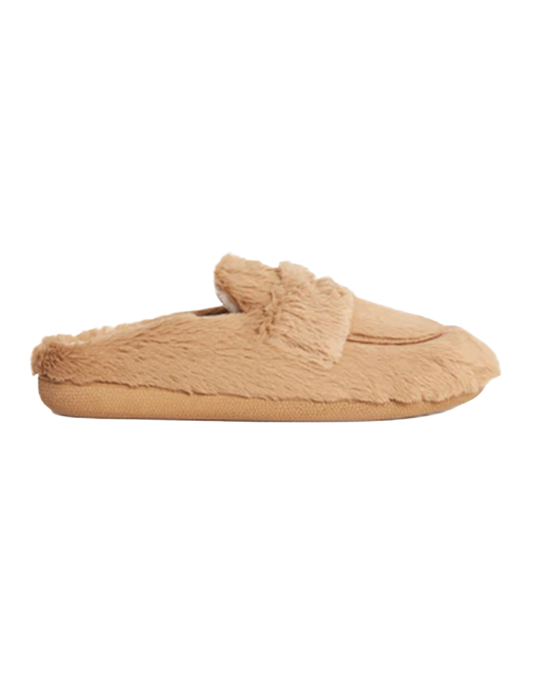 Chirpy Tatum Women's Plush Mule Slippers - Camel