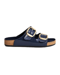Chirpy Dora Women's Double-Buckle Slides - Navy