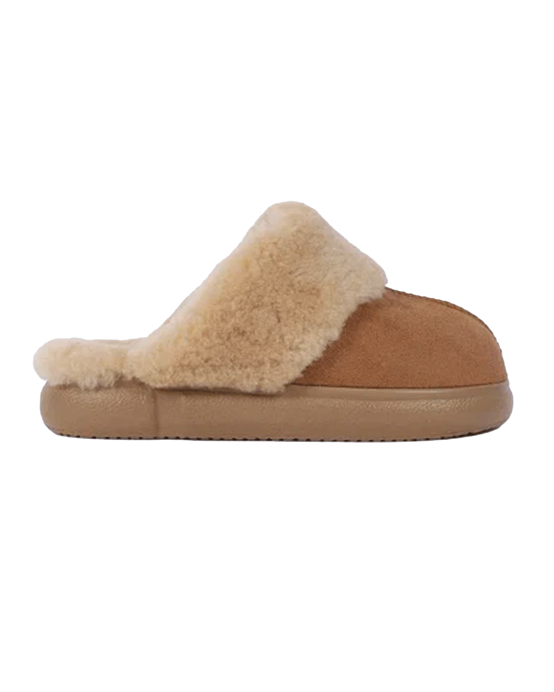 Chirpy Vera Women's Cozy Mule Slippers - Brown