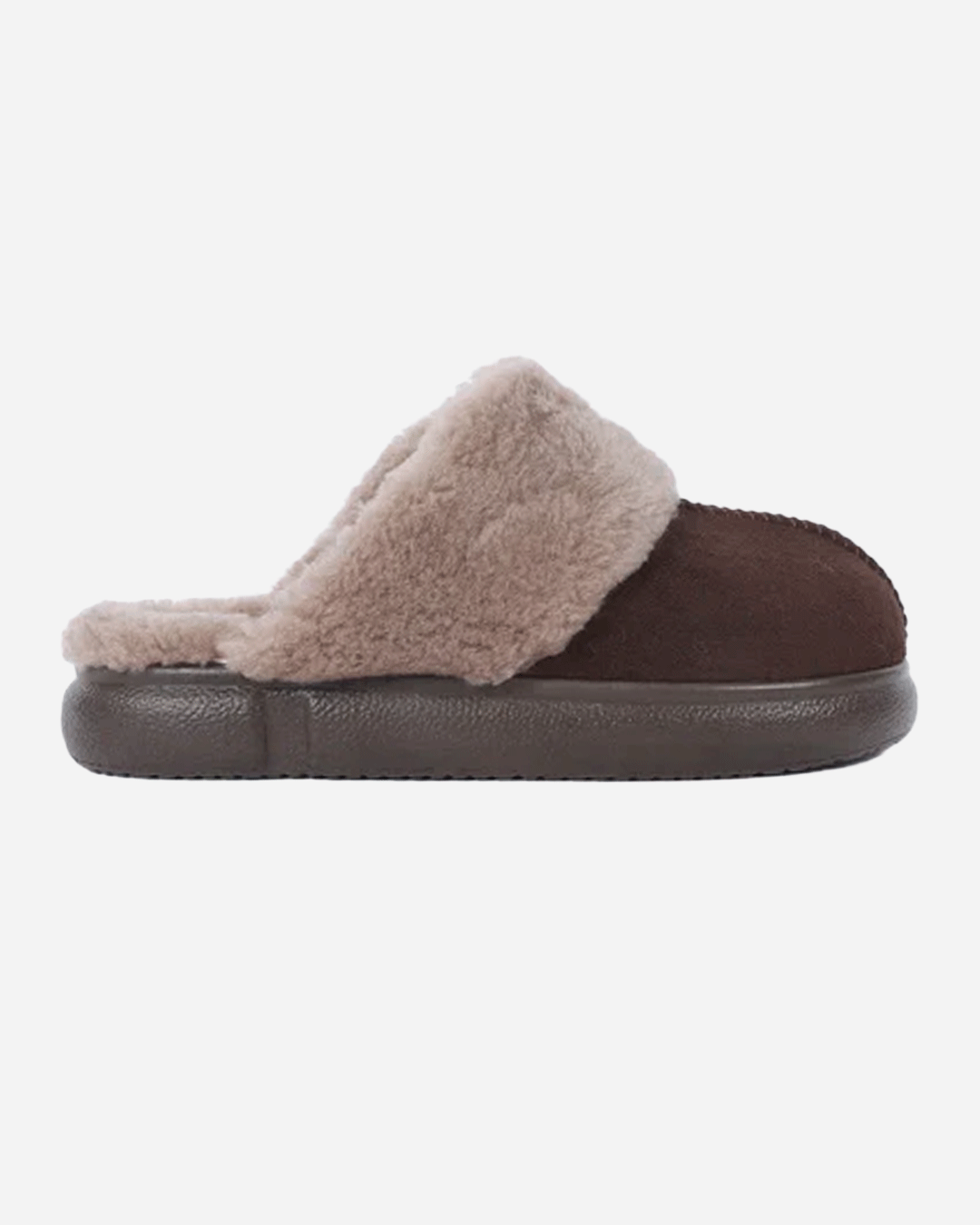 Chirpy Vera Women's Cozy Mule Slippers - Camel
