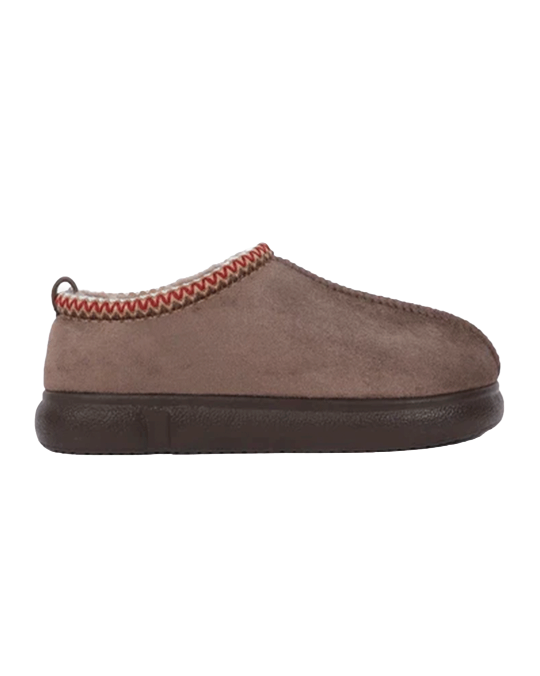 Chirpy Cozywalk Women's Patterned Faux Suede House Slippers - Mink