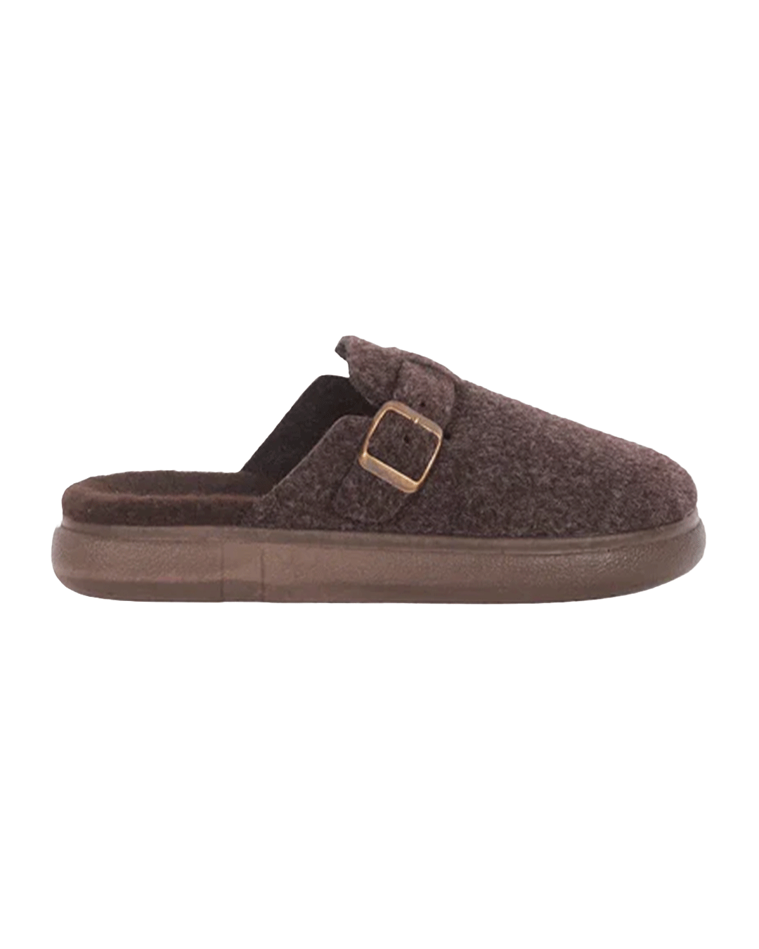 Chirpy Feltor Men's Felt House Slippers - Brown